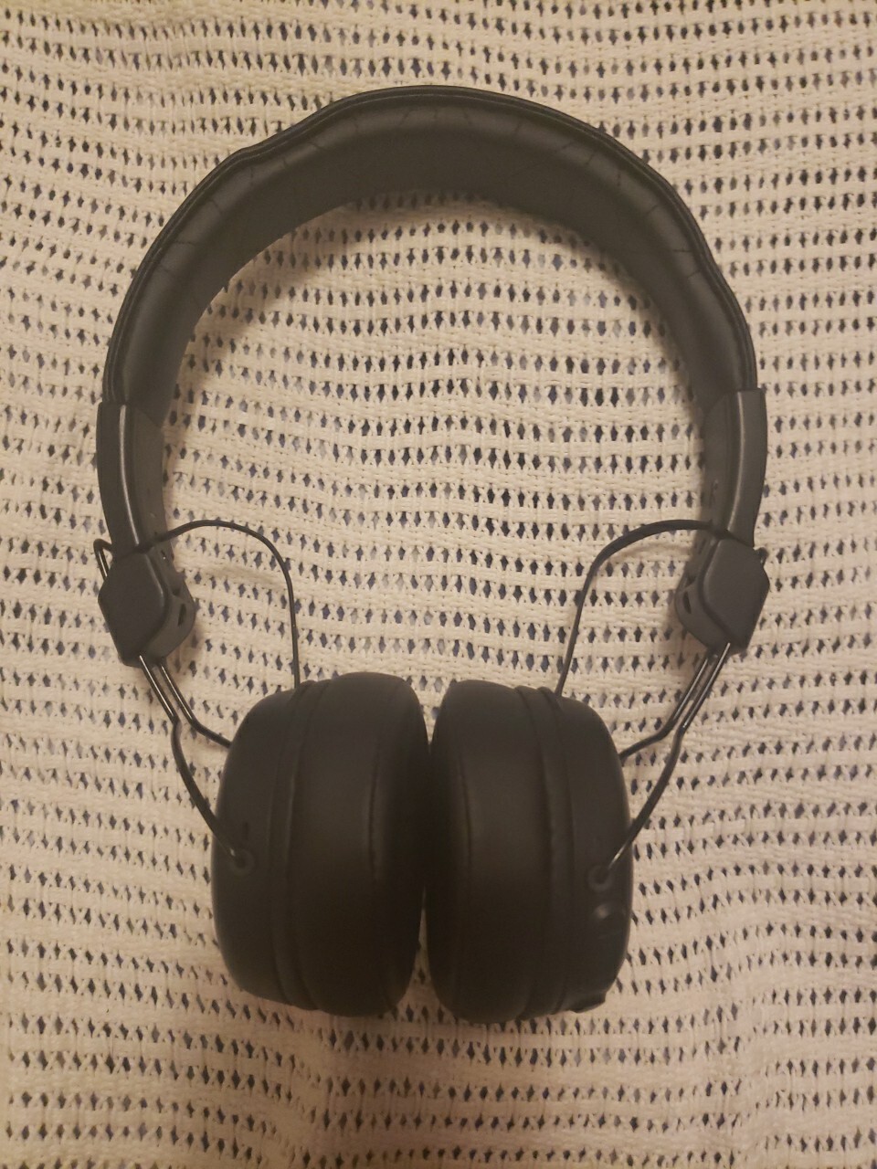 JLab Studio Bluetooth Wireless On-Ear Headphones – Black – White 30+ Hours