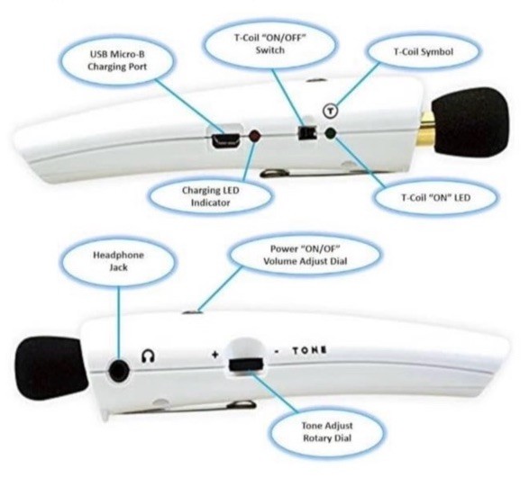 Williams Sound Pocketalker 2.0 Personal Hearing Amplifier Kit – Bundle