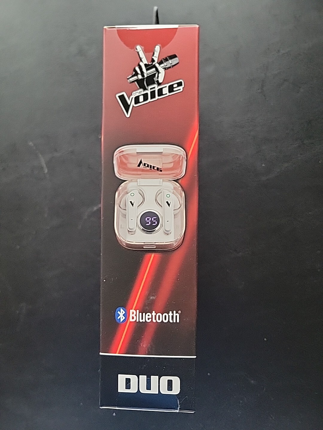 The Voice Duo True Wireless Stereo Earbuds with Mic – White [Electronics]