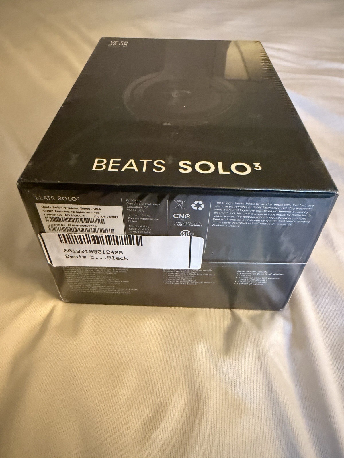 Beats by Dr. Dre Studio3 Over the Ear Wireless Headphones – Black