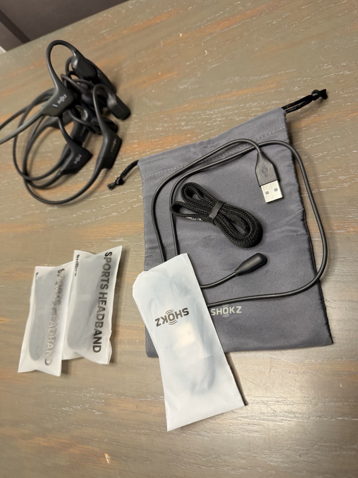 For Parts – Shokz Open-Ear Bone Conduction Headphones Lot of (4) S810-AS800