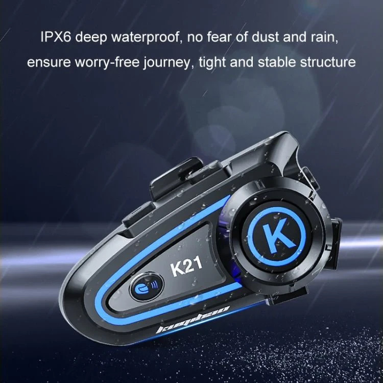 KUQIBAO K21 Wireless Helmet Earphone (Please see Description)