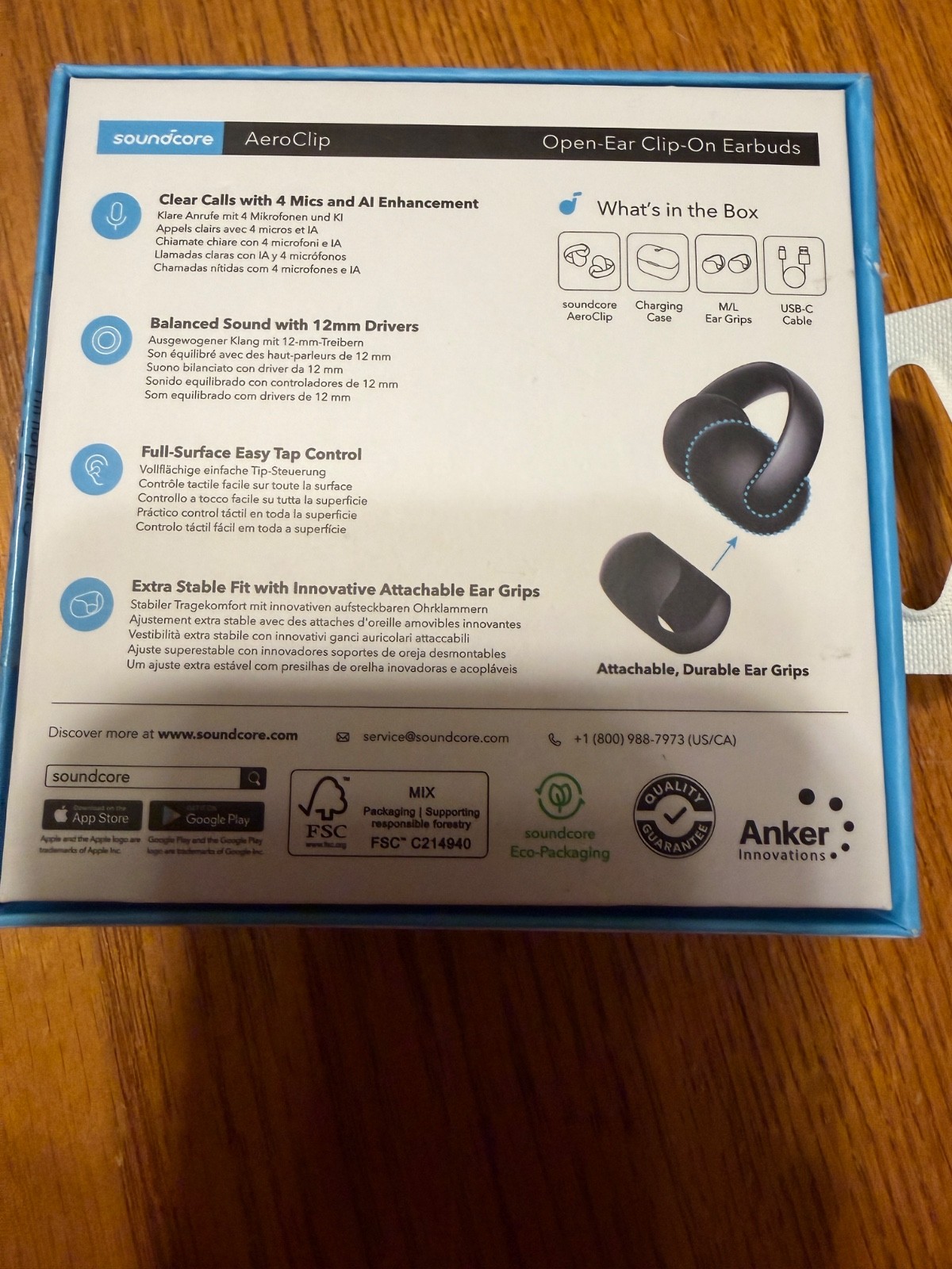 soundcore aeroclip earbud lpx4 by anker