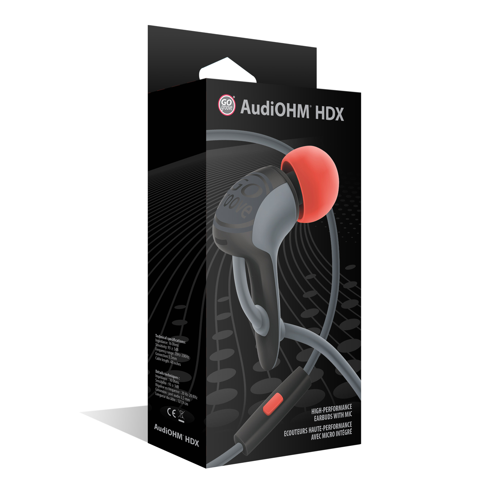 Ultra-Durable In-Ear Headphones with Mic , Soft Gel Earbuds & Noise Isolating