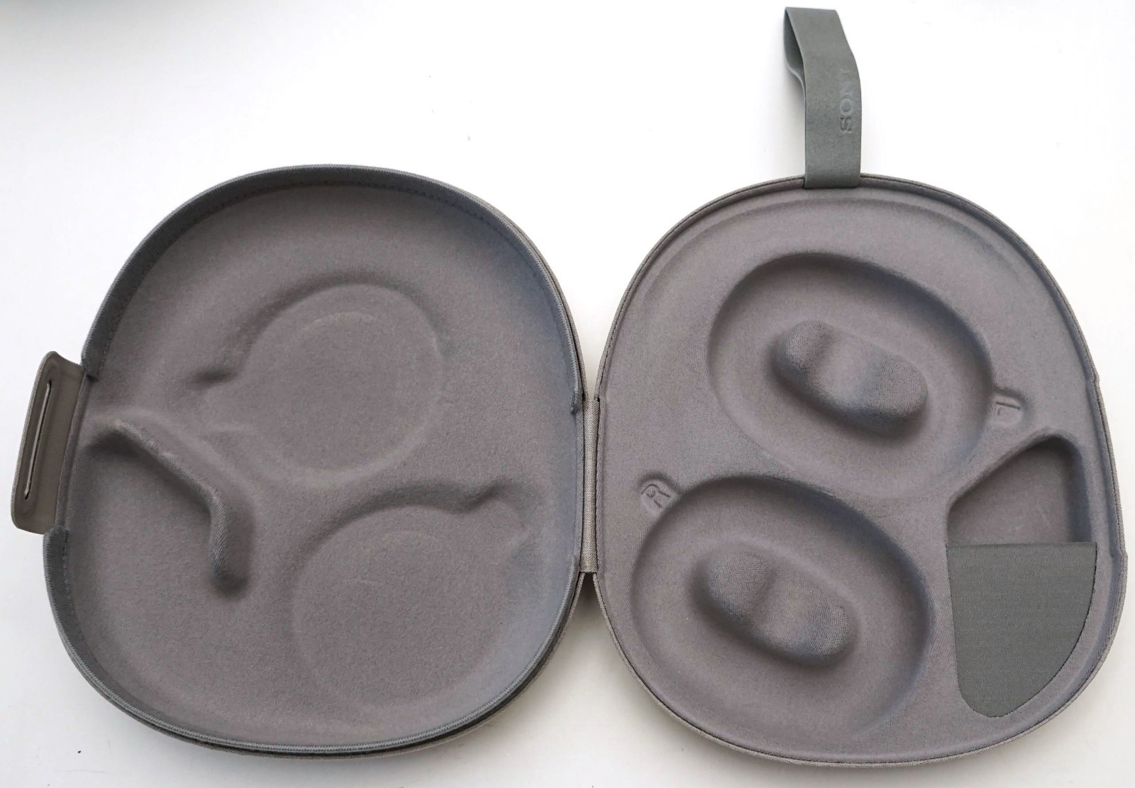 SONY OEM Carrying Case for WH-1000XM6 Noise Canceling Headphones Silver Beige