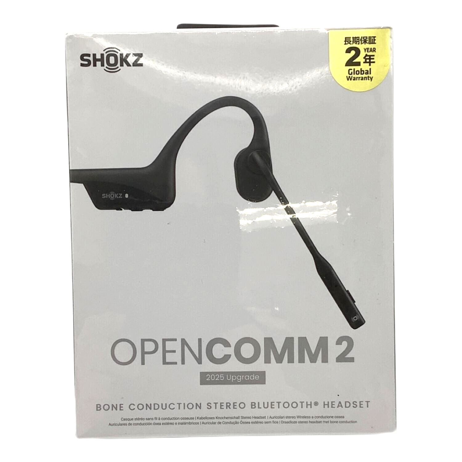 Shokz OpenComm 2 2025 Upgrade Bone Conduction Headset Bluetooth IP55 NEW Japann