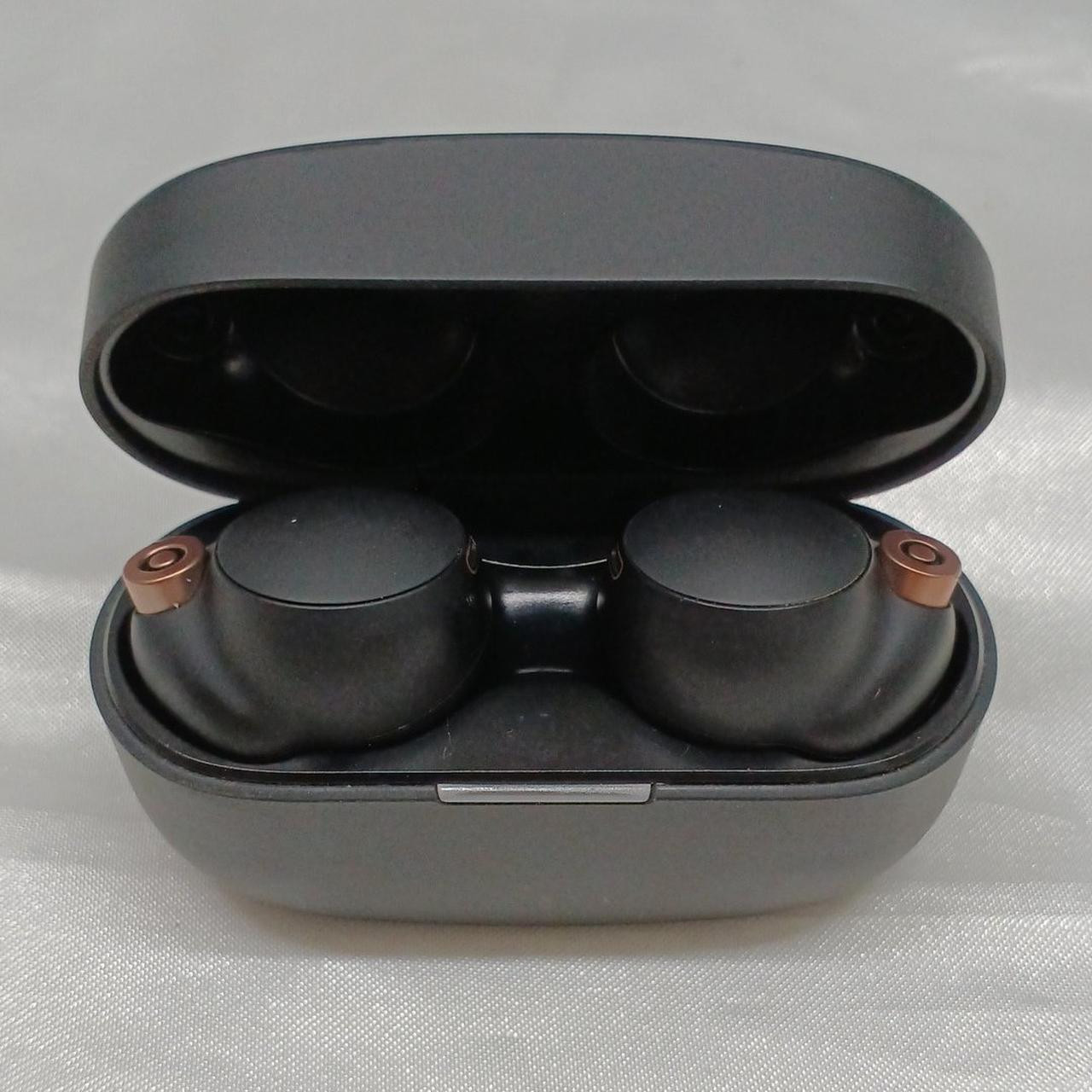 Sony WF-1000XM4 Black Wireless Noise Canceling Earbuds Headphones Tested Working