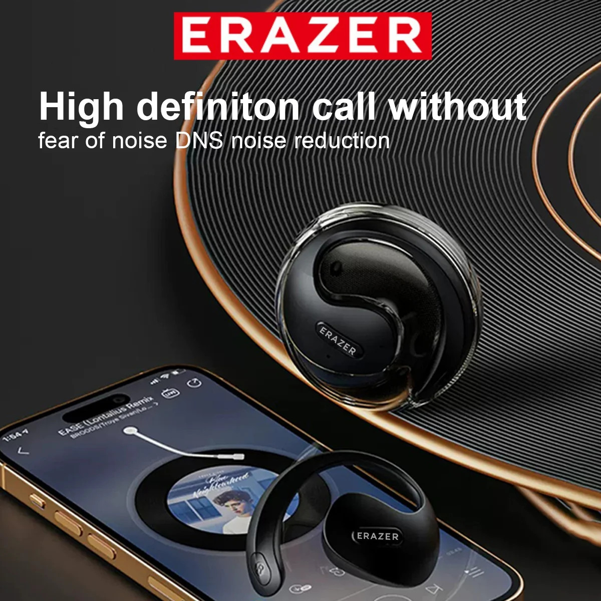 ERAZER X15 Pro 5.4 Earphones True Wireless Headphones With Mic,Button Control