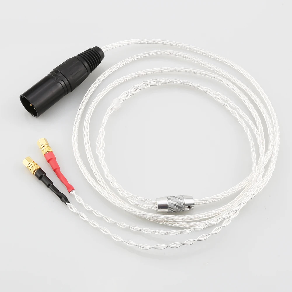 8Cores OCC Headphones Upgrade Cable Replaceme for Hifiman He-5 He-6 He-500 HE560