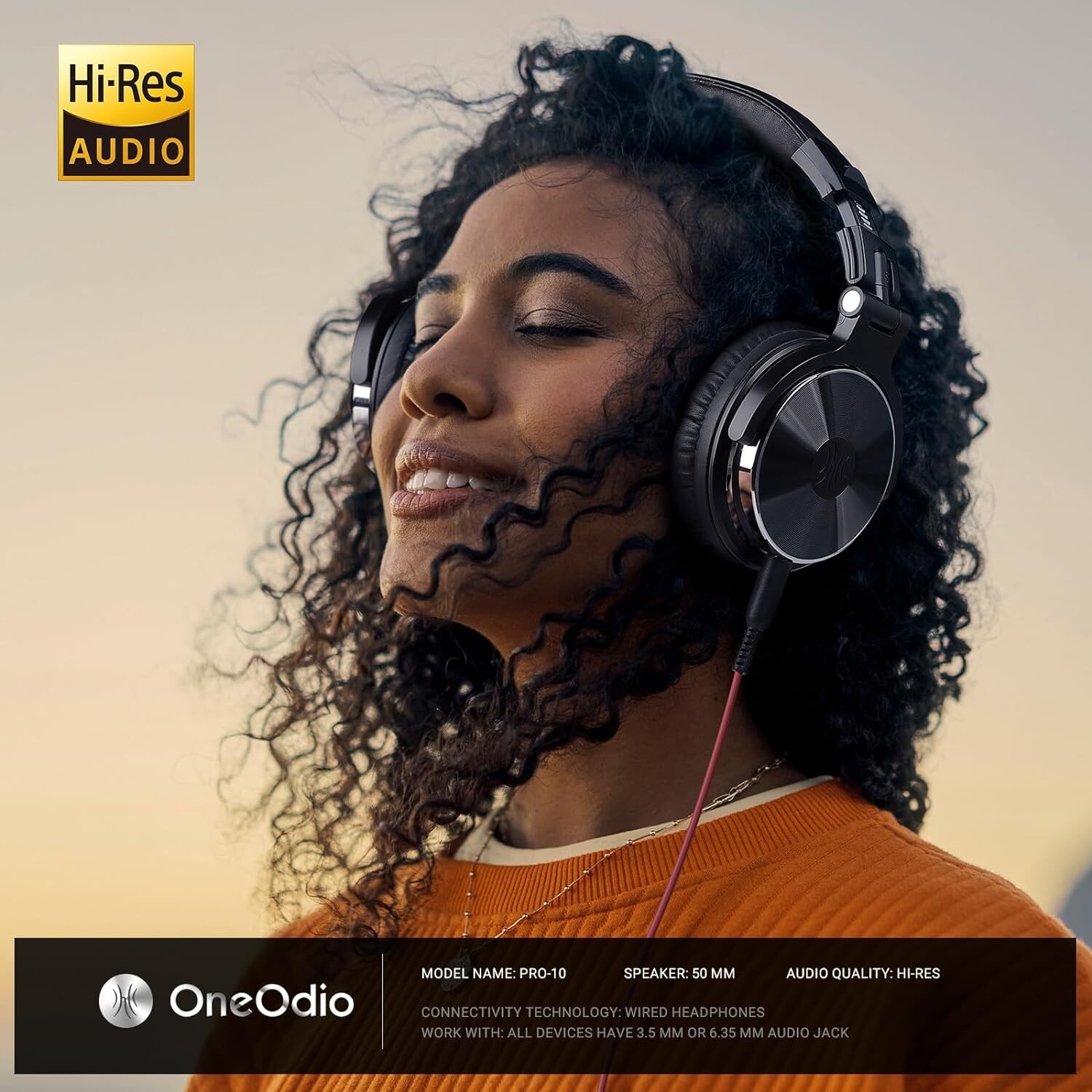 Premium Wired Over-Ear Headphones with Neodymium Drivers – Studio Quality Sound