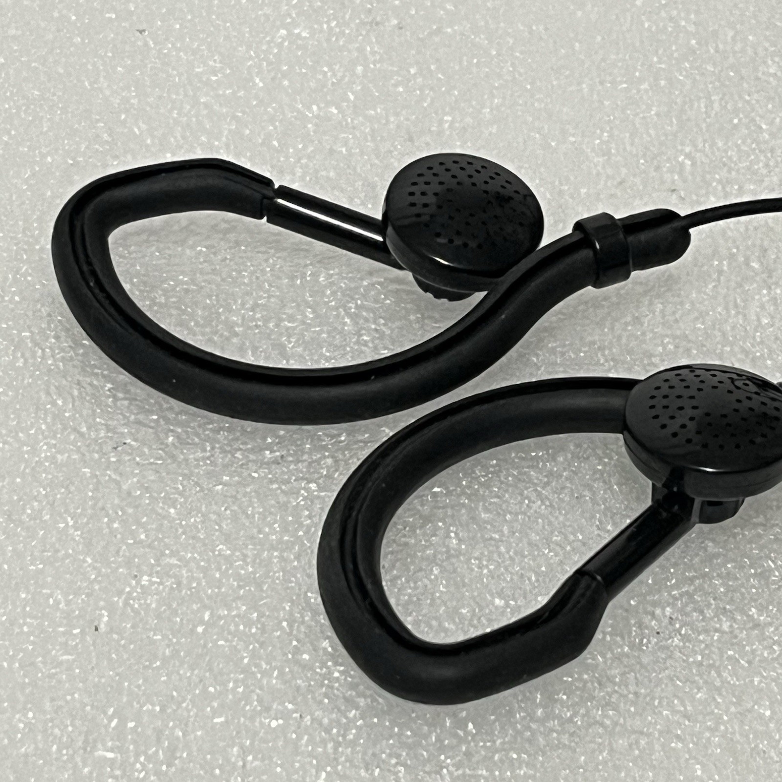 Genuine Sony SPORT Running EARHOOK 3.5mm Wired HEADPHONES BLACK MDR-J0Z1
