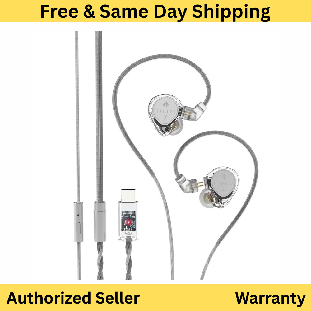 HIDIZS ST2 Pro USB-C Wired Earbuds Dual 10mm Driver ESS DAC HD Mic