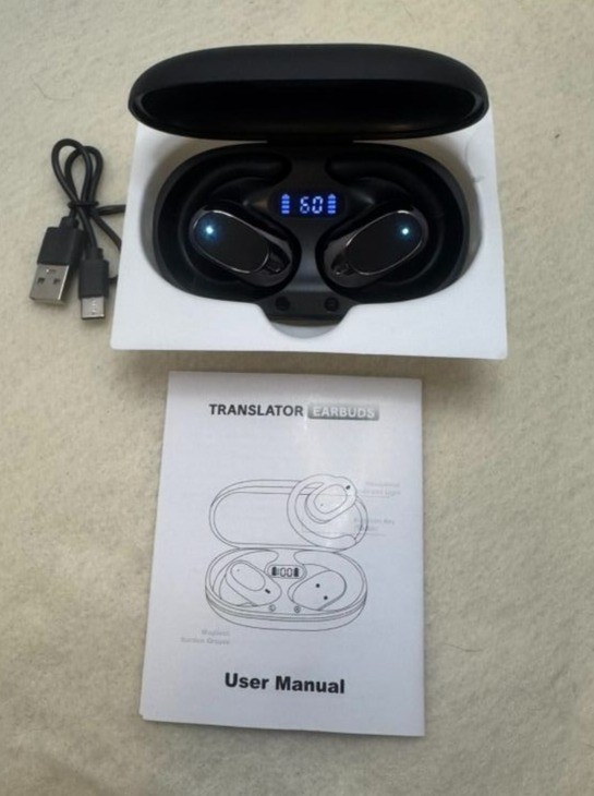 AI Translator Earbuds M57 TWS Wireless Earphone HD Stereo Sound Bluetooth