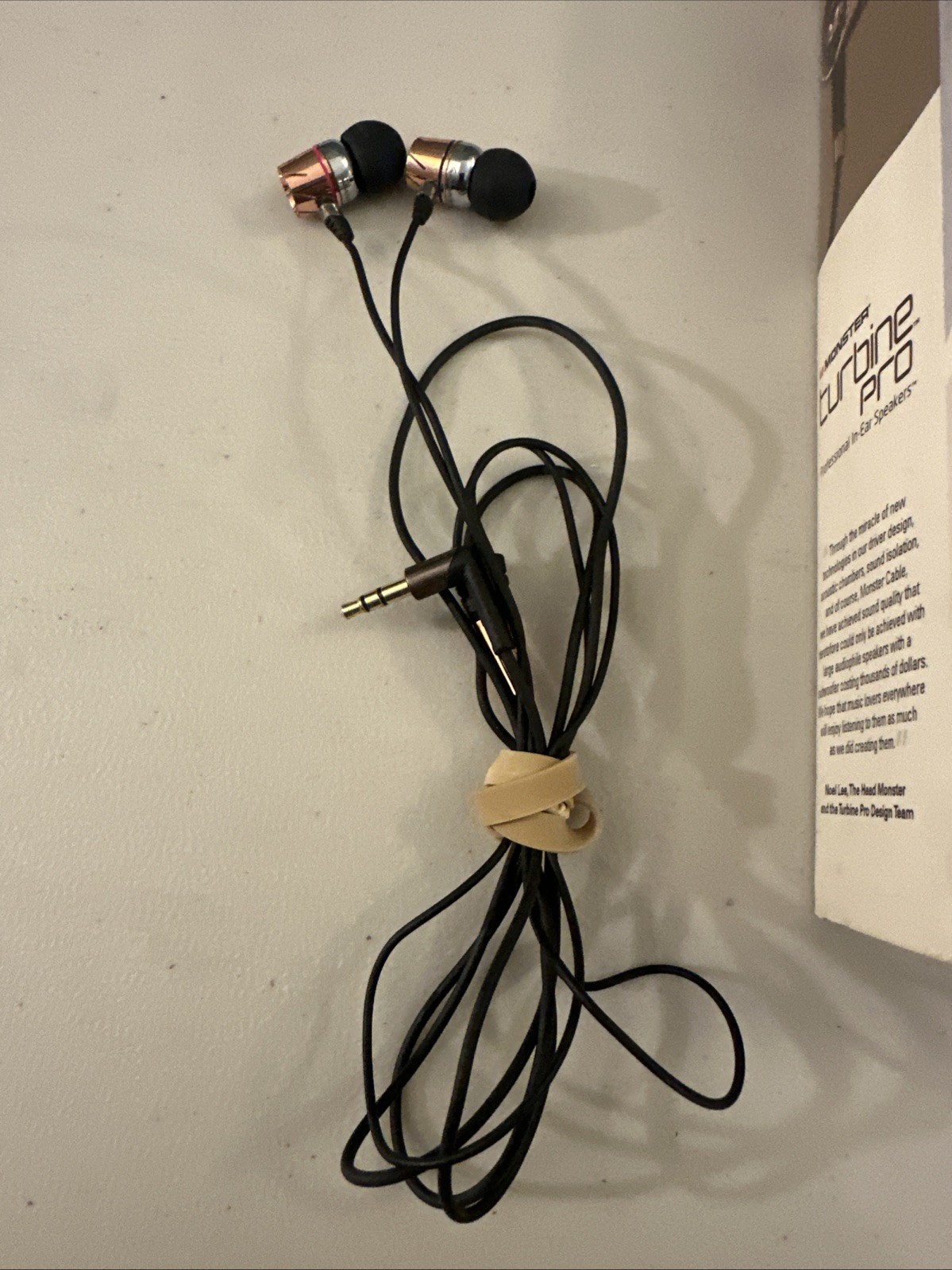 Monster Turbine Pro Copper 3.5mm Wired Earbud/ Earphones