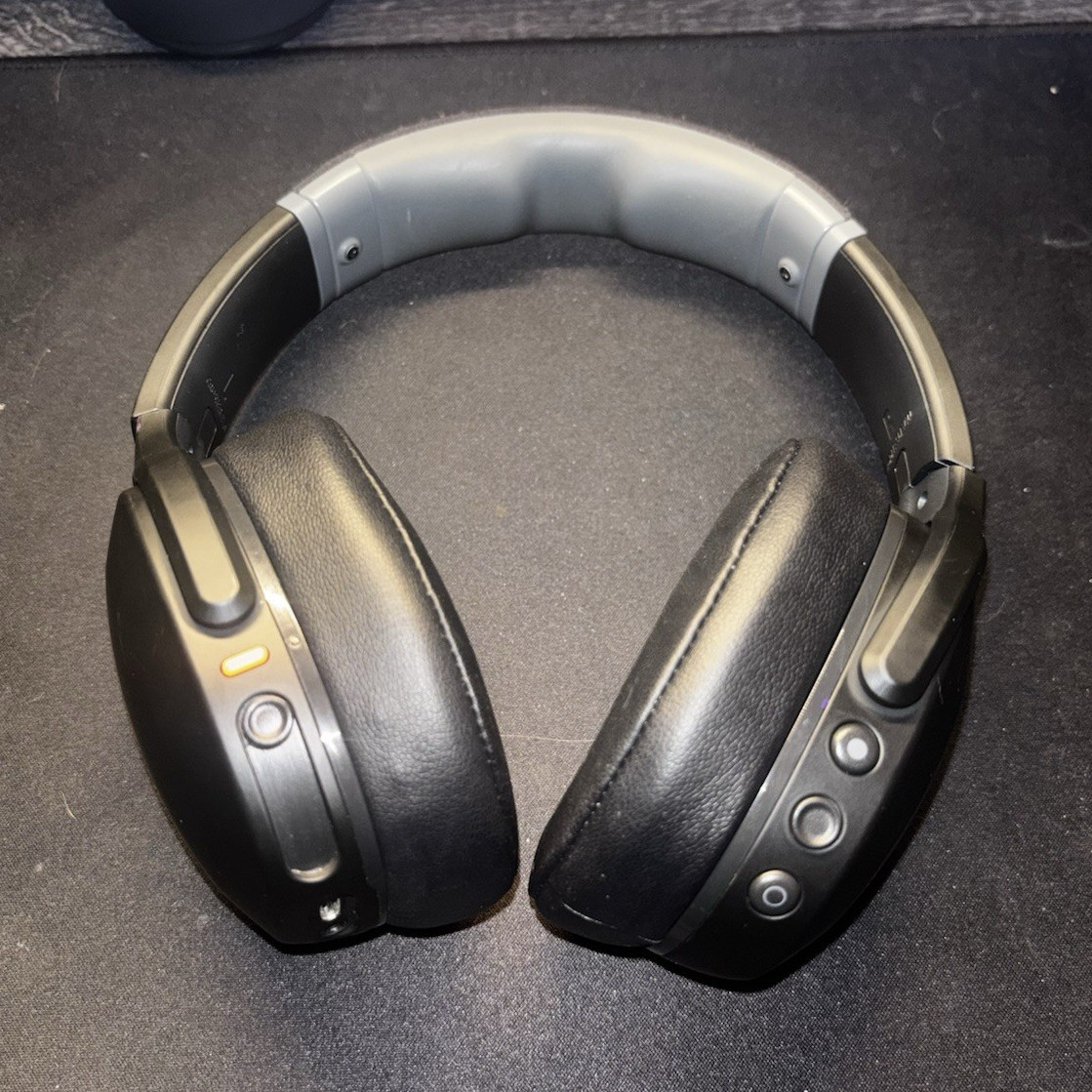 Skullcandy Crusher Evo Over-Ear Bluetooth Headphones Black/Gray USB-C 3.5mm
