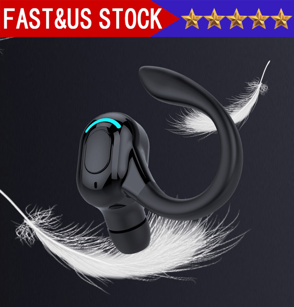 New Bluetooth 5.1 Headset Wireless Earbuds Earphones Stereo Headphones Ear Hook