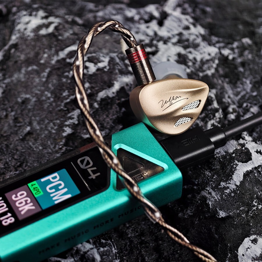 Dunu Vulkan2 In Ear Earphones Wired Hifi Earbuds Q-Lock Mini Interchangeable