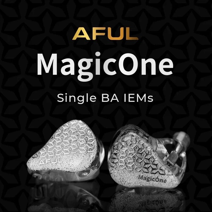 AFUL MagicOne Single BA Driver in-Ear Monitors, 1BA IEMs Balanced Armature Ear