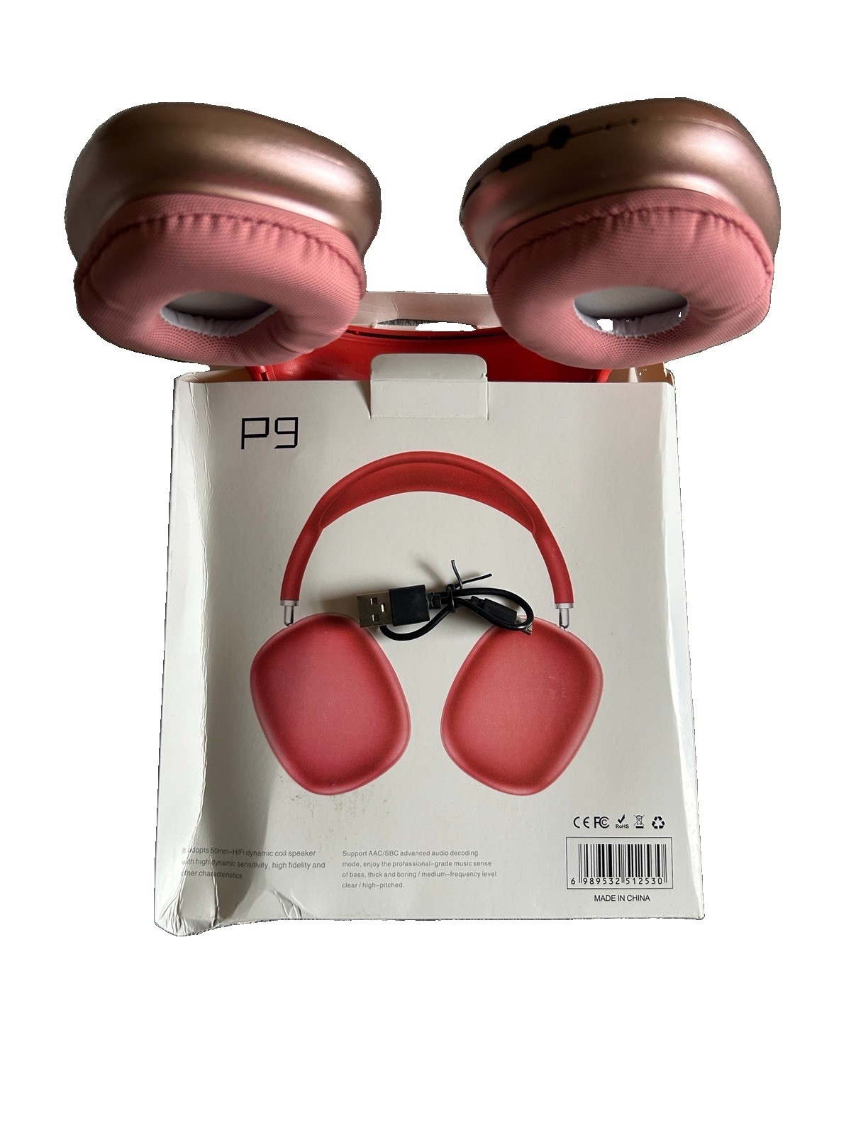 P9 Airmax Wireless Bluetooth Headphones Over-Ear Stereo music Headset