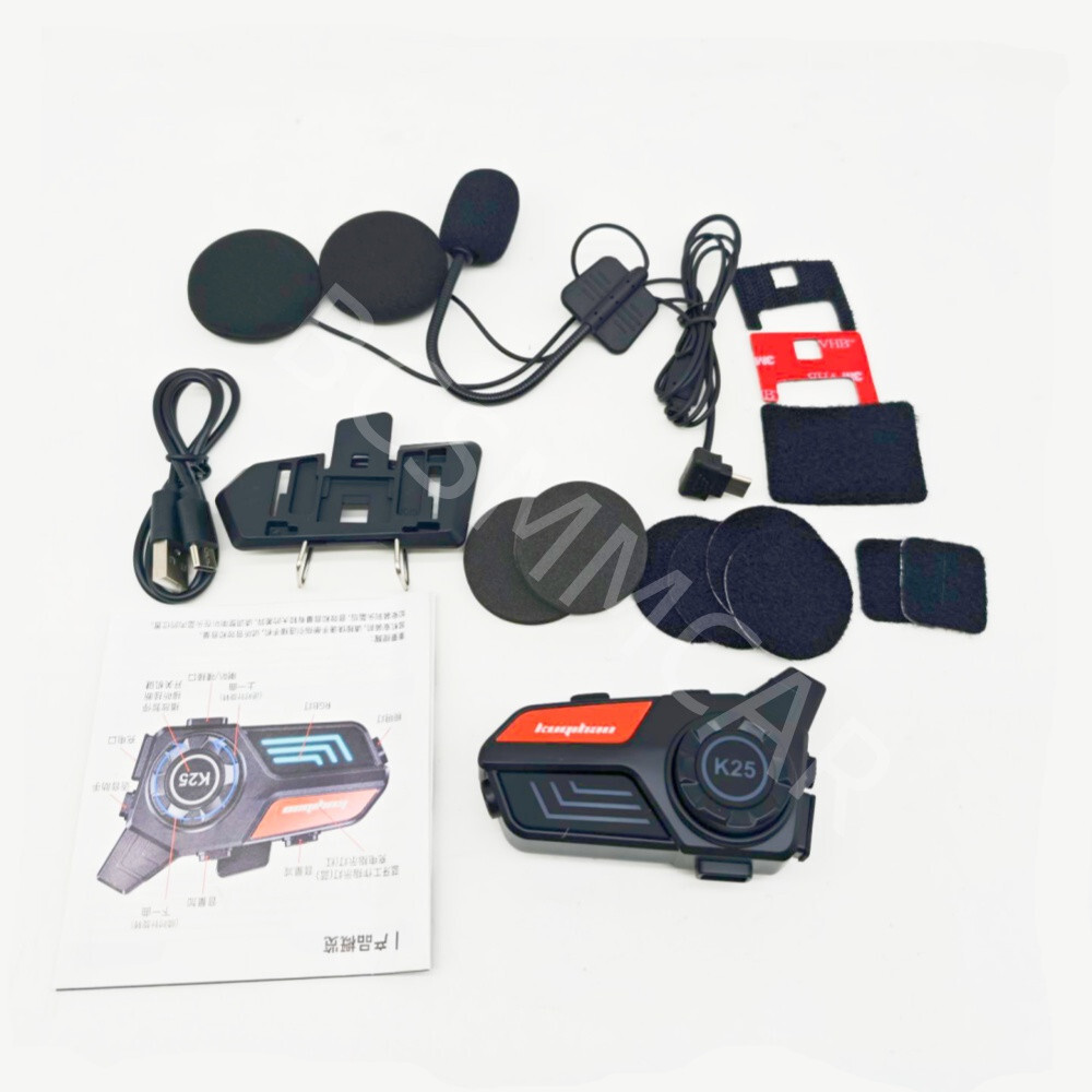 Helmet Wireless Bluetooth Headset MP3 Player Earphone Waterproof For Motorcycle