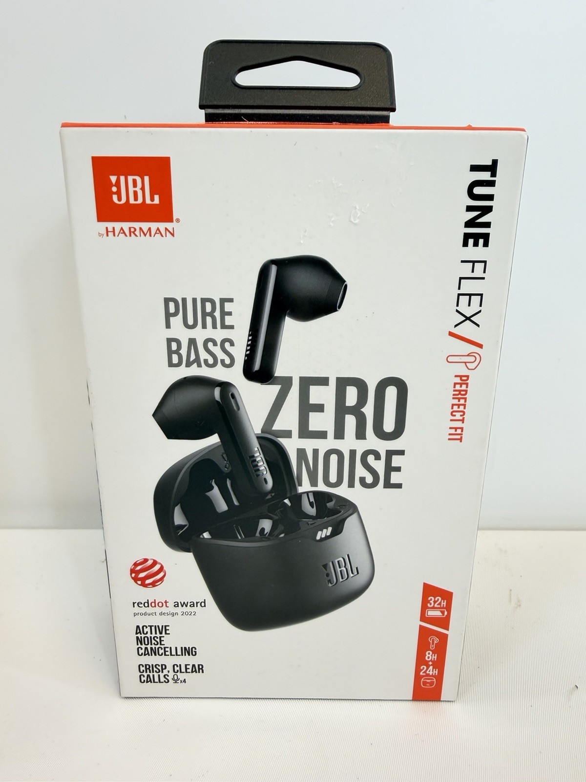 NEW JBL Tune Flex Wireless Noise Cancelling Earbuds – Black NEW