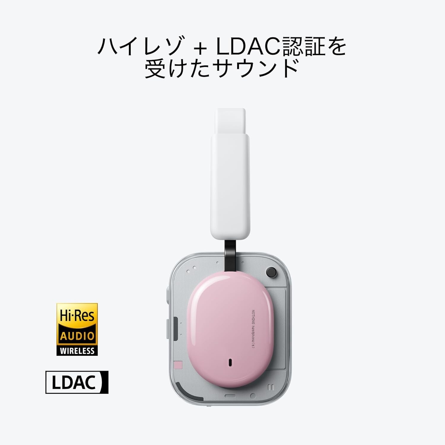 Nothing Headphone(a) Wireless Bluetooth Over-Ear ANC Hi-Res LDAC 135H Mic Yellow