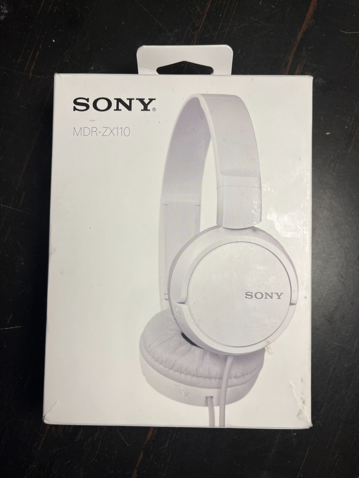 Sony MDR-ZX110 Ear-Pad (On the Ear) Headband Headphones – White
