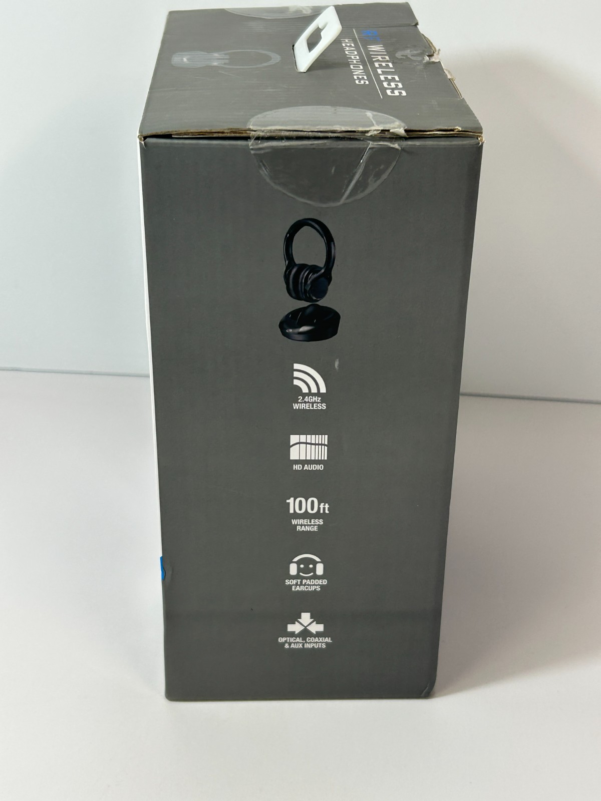 iLive RF Wireless Over Ear Headphones 2.4GHz HD Audio Charging Dock IAHRF79B
