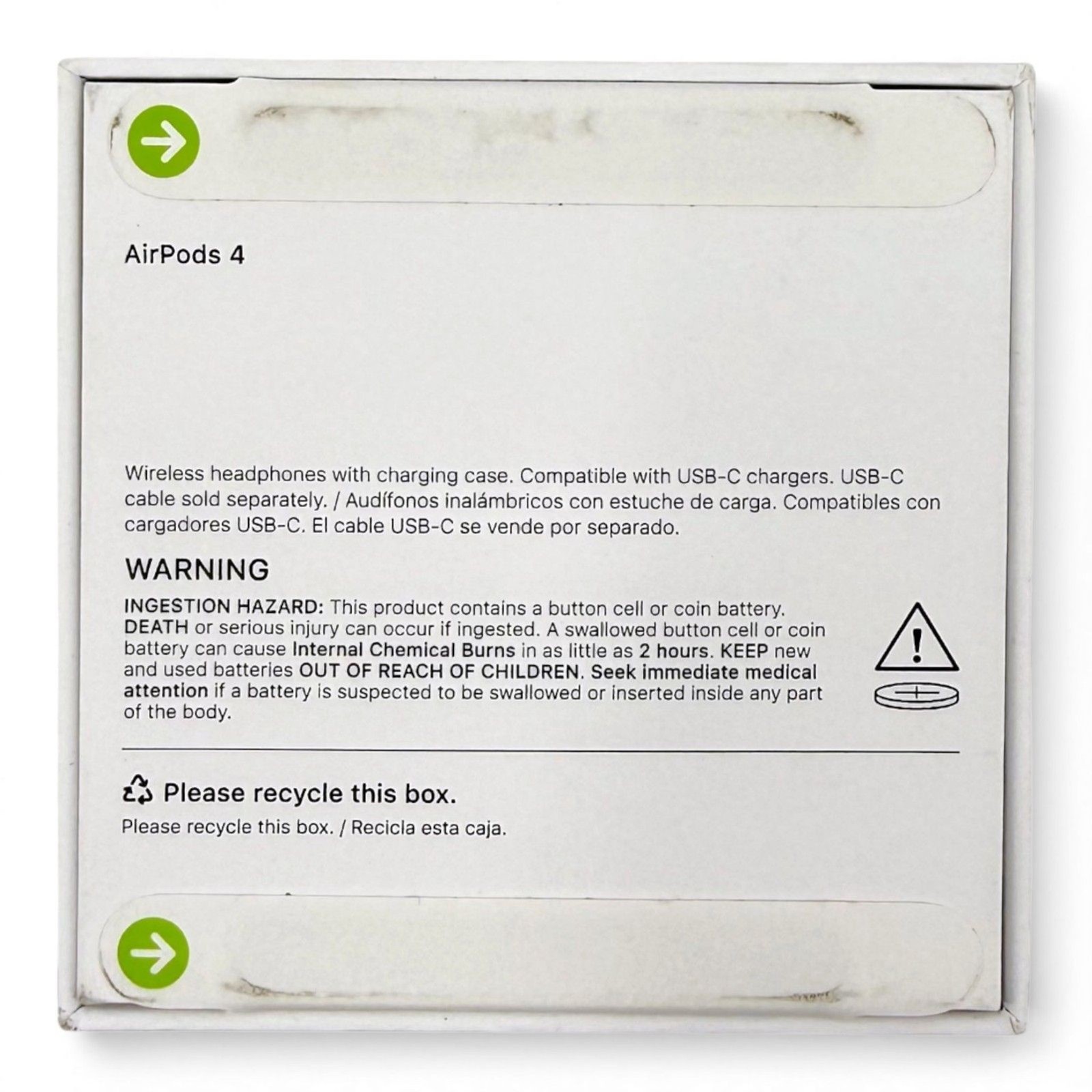 NEW Sealed Genuine Apple AirPods 4 MXP63LL/A