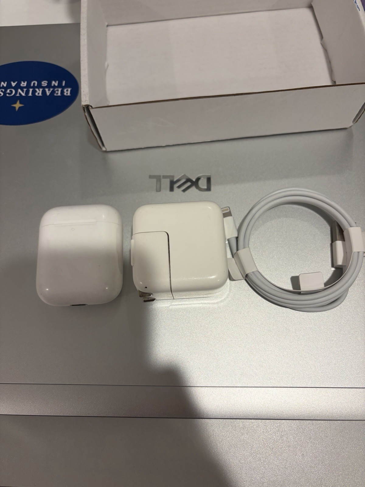 Apple AirPods 1st Gen Case, Lightning Cable & 12W USB Power Adapter