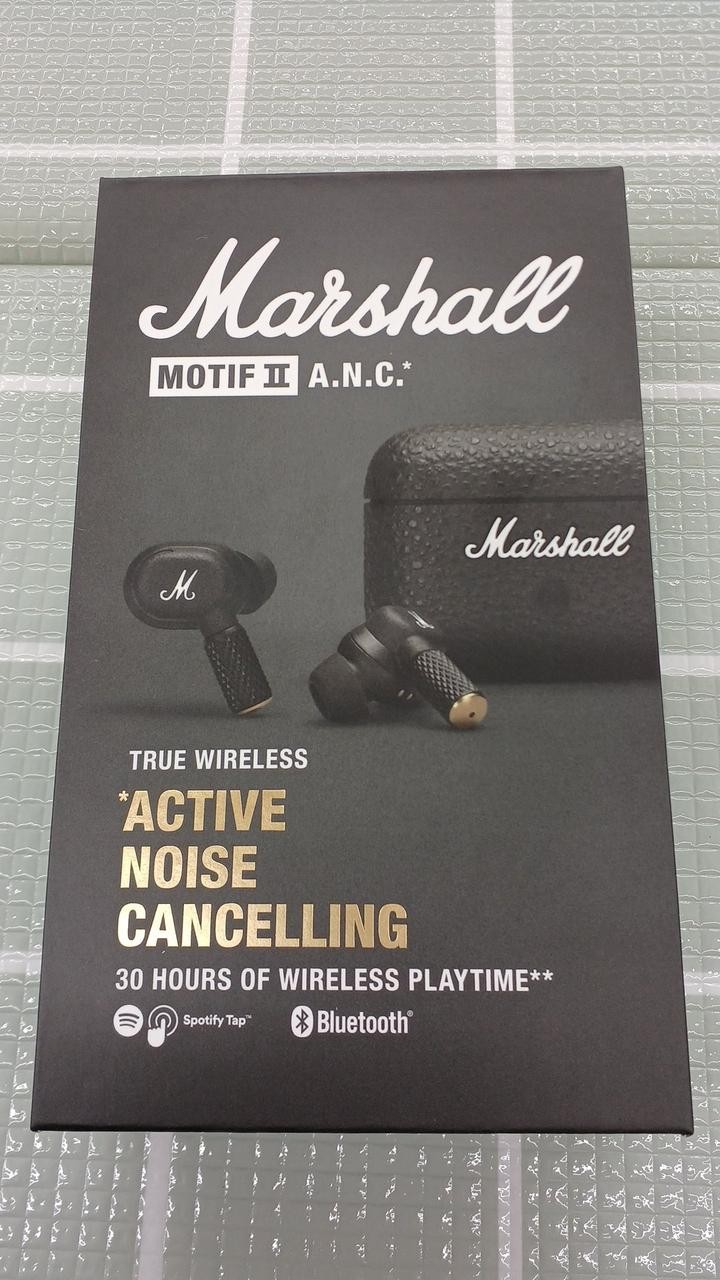 MARSHALL Motif II A.N.C. True Wireless Earbuds ANC Bluetooth 5.3 30Hr Black