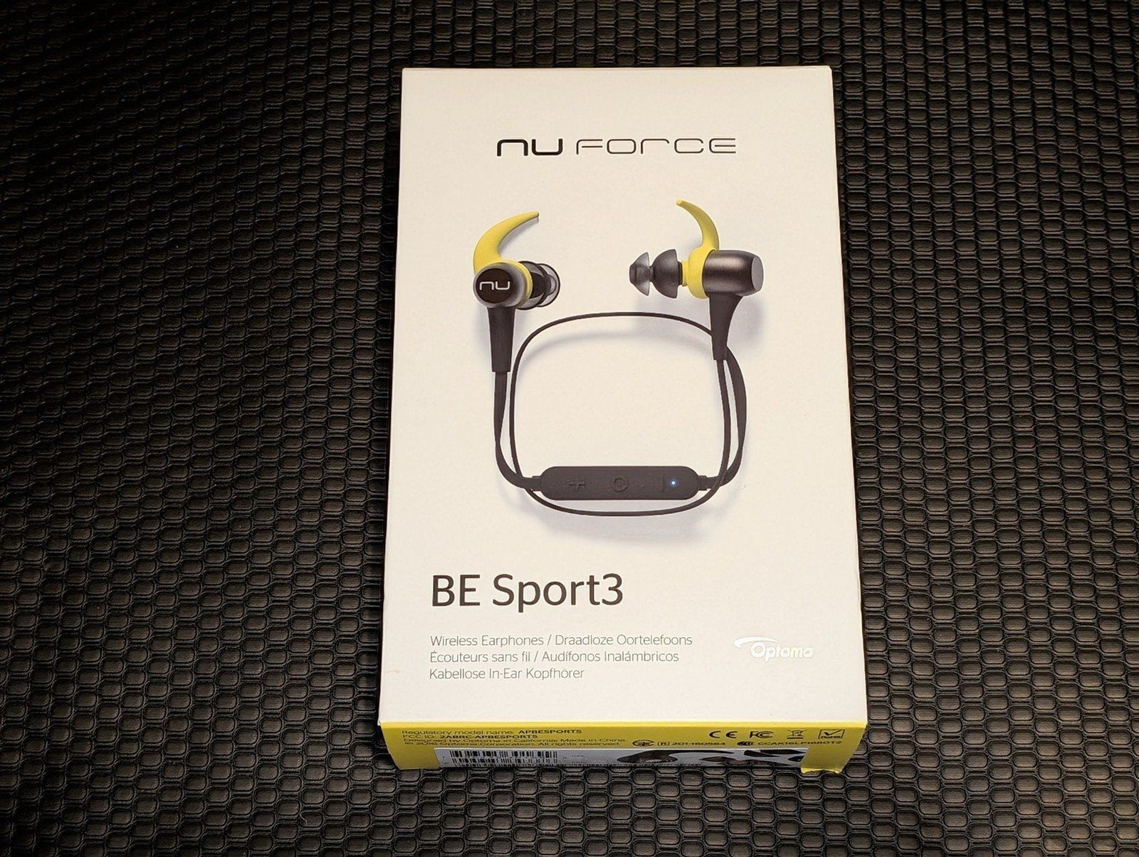 NuForce Optoma BE Sport3 BESPORT3-GUNMETAL Wireless Bluetooth in-Ear Headphones
