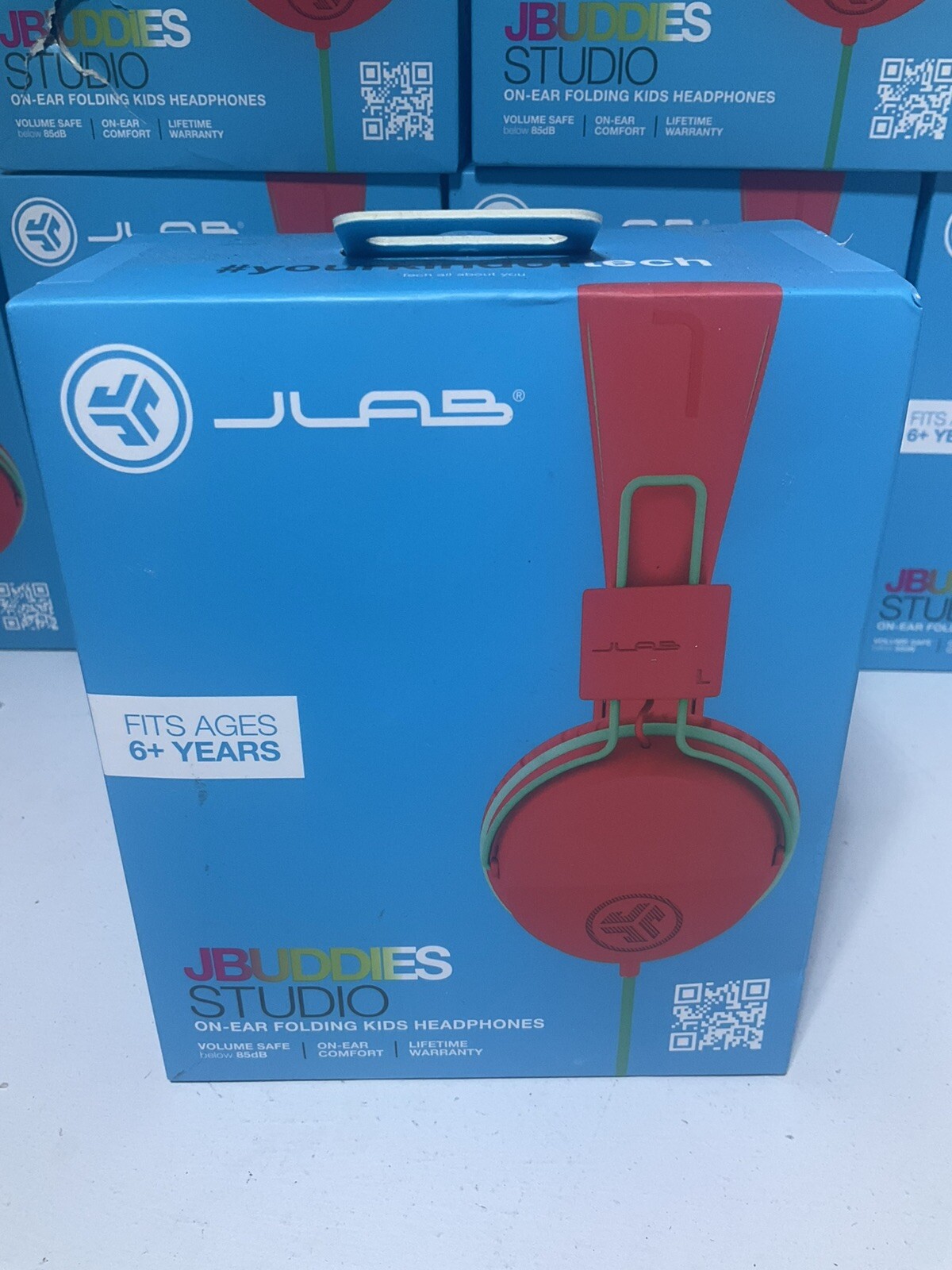 Lot of 7 JLab JBuddies Studio Wired Kids Headphones On-Ear, Sealed! Brand New