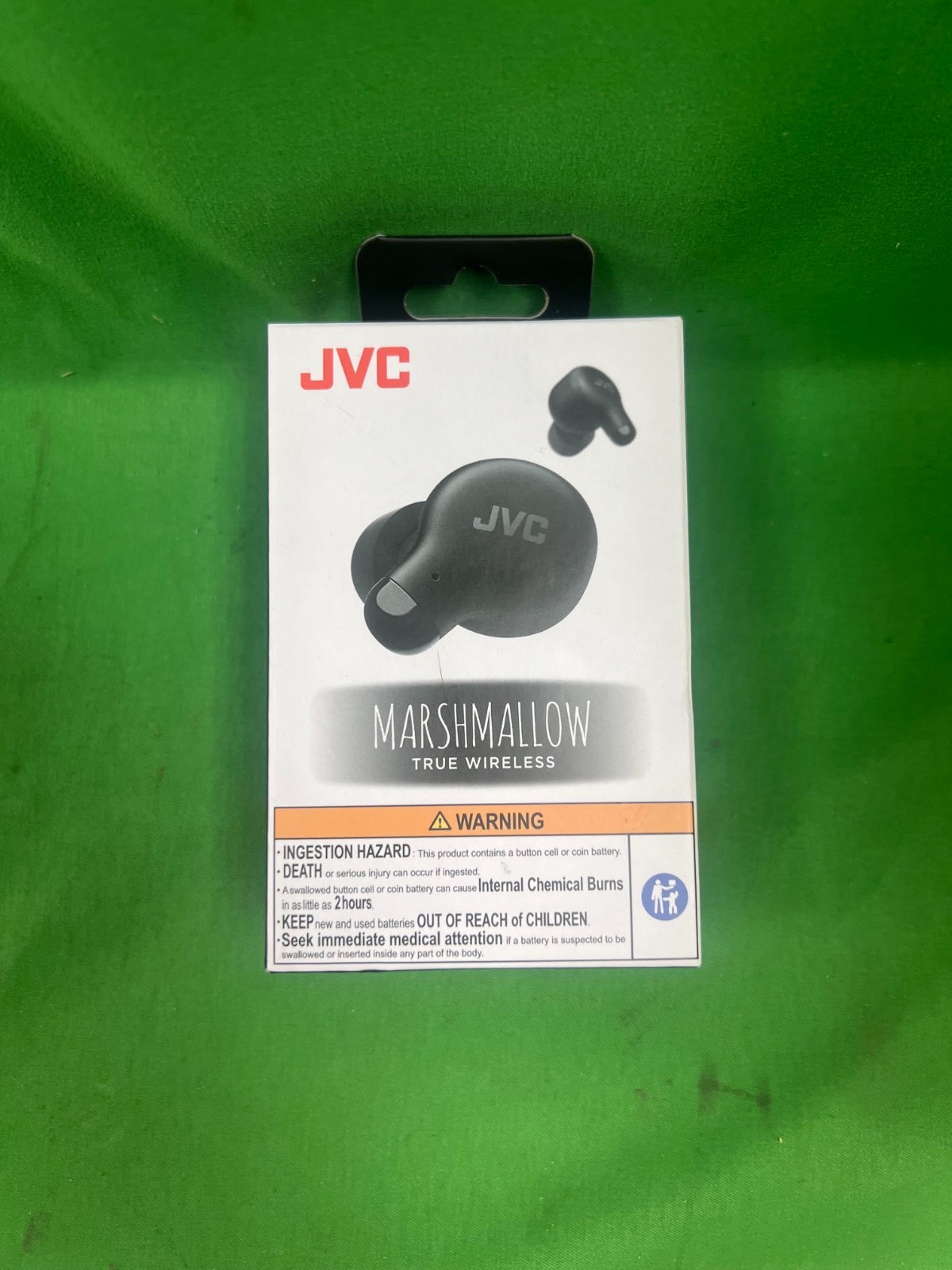 JVC Marshmallow True Wireless Earbuds Black HA-A18T NEW (e2)