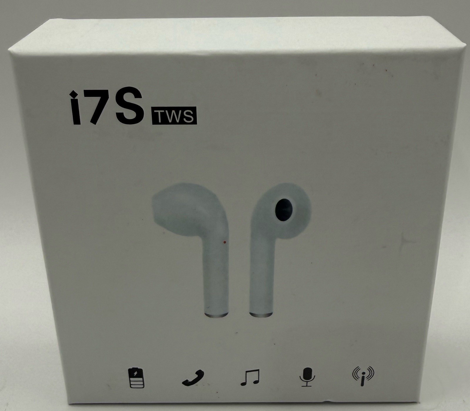 White TWS i7S Wireless Bluetooth Earbuds – BRAND NEW IN BOX