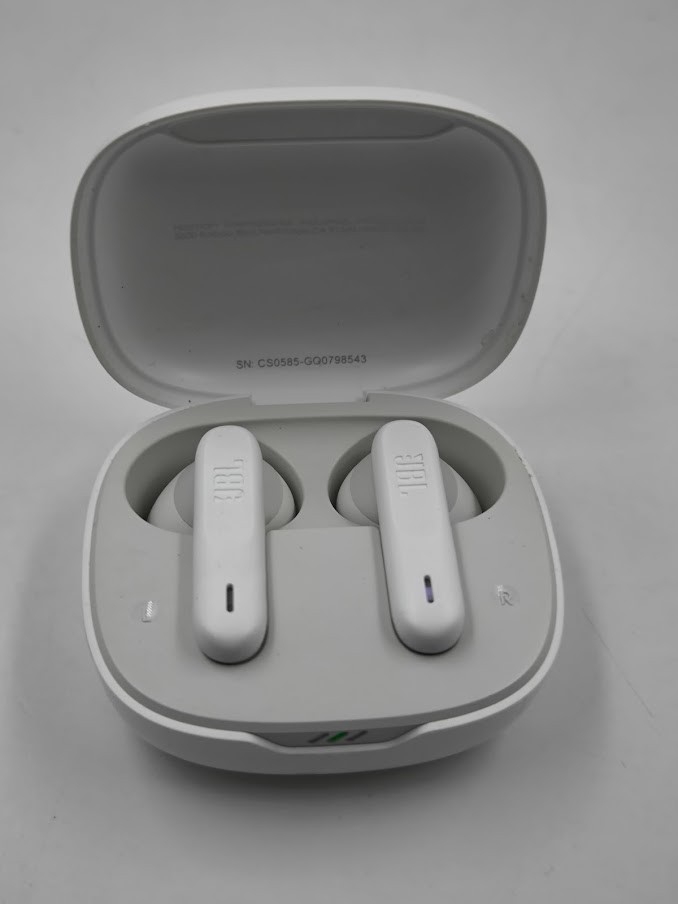 JBL Wave Flex Wireless Bluetooth Earbuds White Working