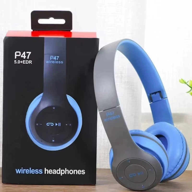 Wireless Headphones Bluetooth Noise Cancelling Stereo Earphones Over Ear Headset