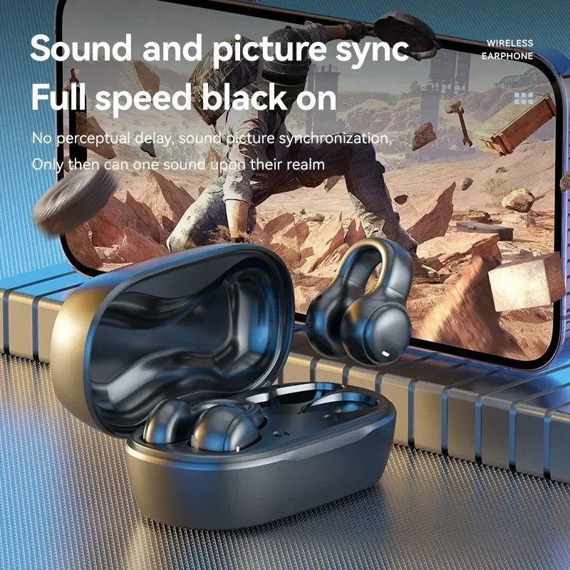 M47 Wireless Earbuds Ear Clips Bluetooth Sport Buds With Charging Case