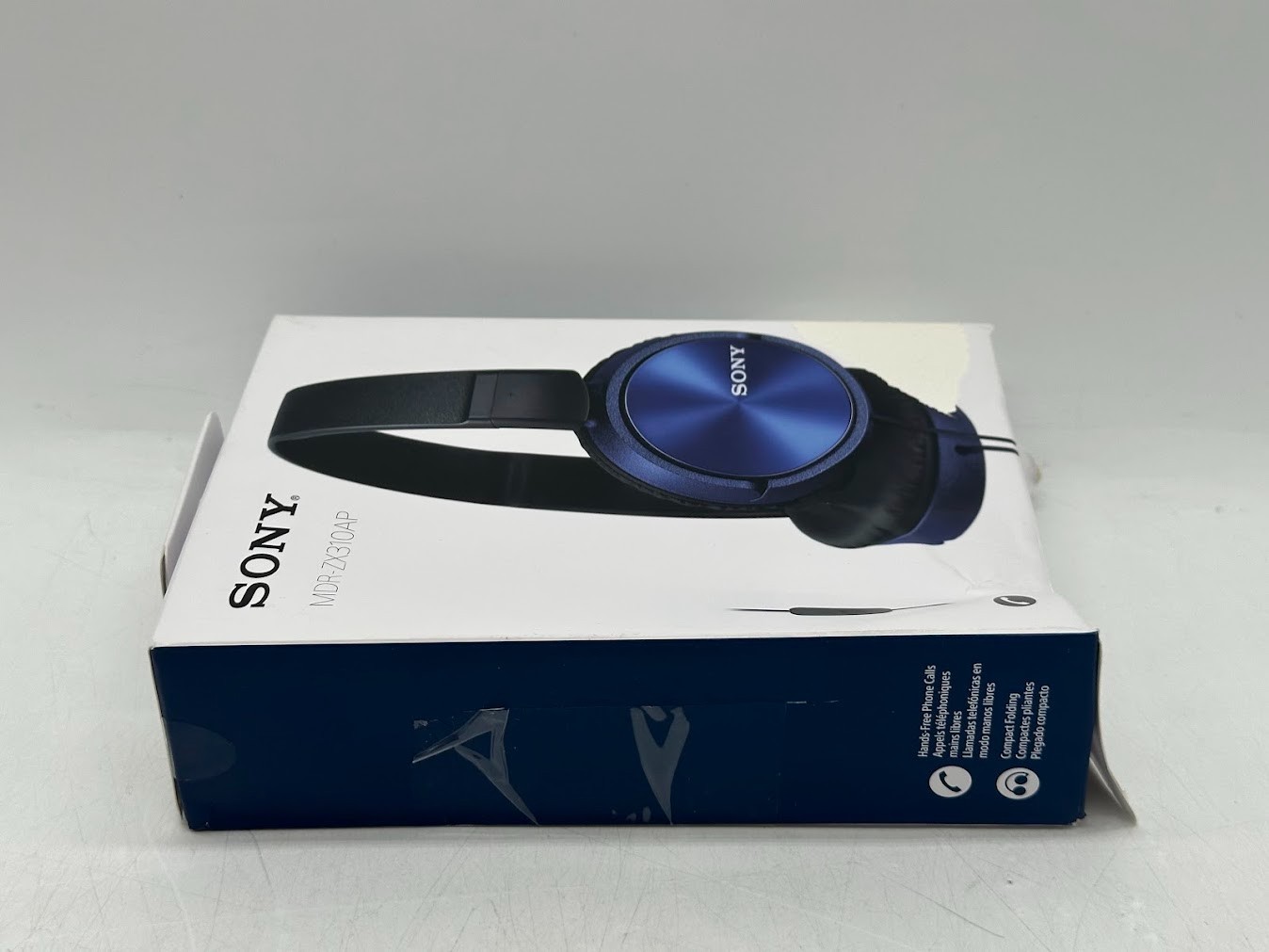 Sony MDR-ZX310AP Wired On-ear Folding Headphones – Blue
