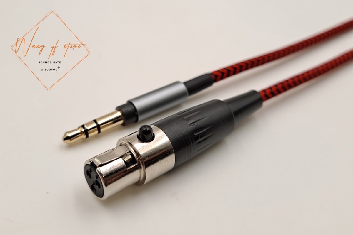 Nylon Audio Cable For AKG K550 K553 K240 K271 K141 K171 K702 K712 Q701 Headphone