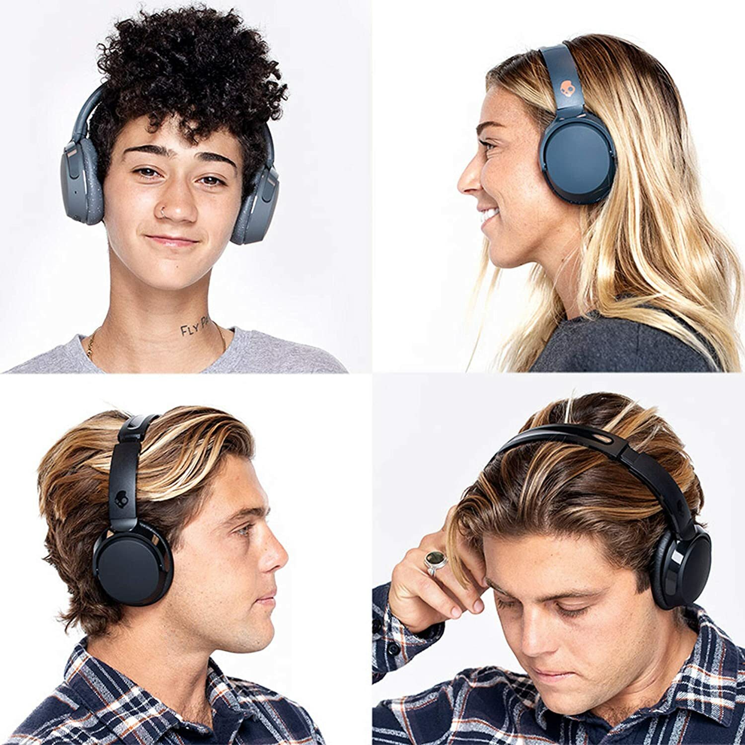 Skullcandy Bold Sound Unplugged Riff Wireless On-Ear Headphones S5PXW-L003