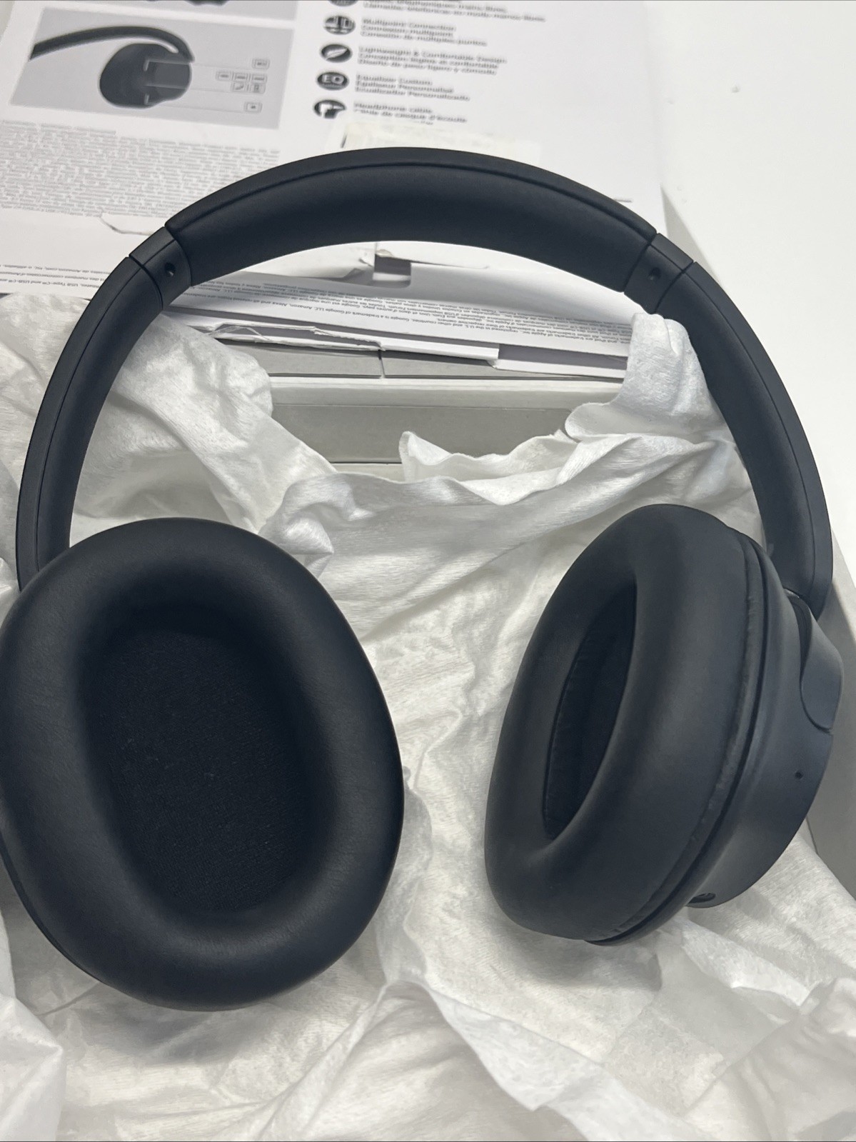 Sony WH-CH720N Lightweight Noise Canceling Wireless Headphones -BLACK