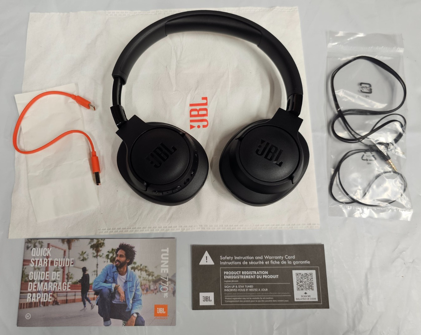 JBL Tune 770NC, Adaptive Noise Cancelling Wireless Over-Ear Headphones