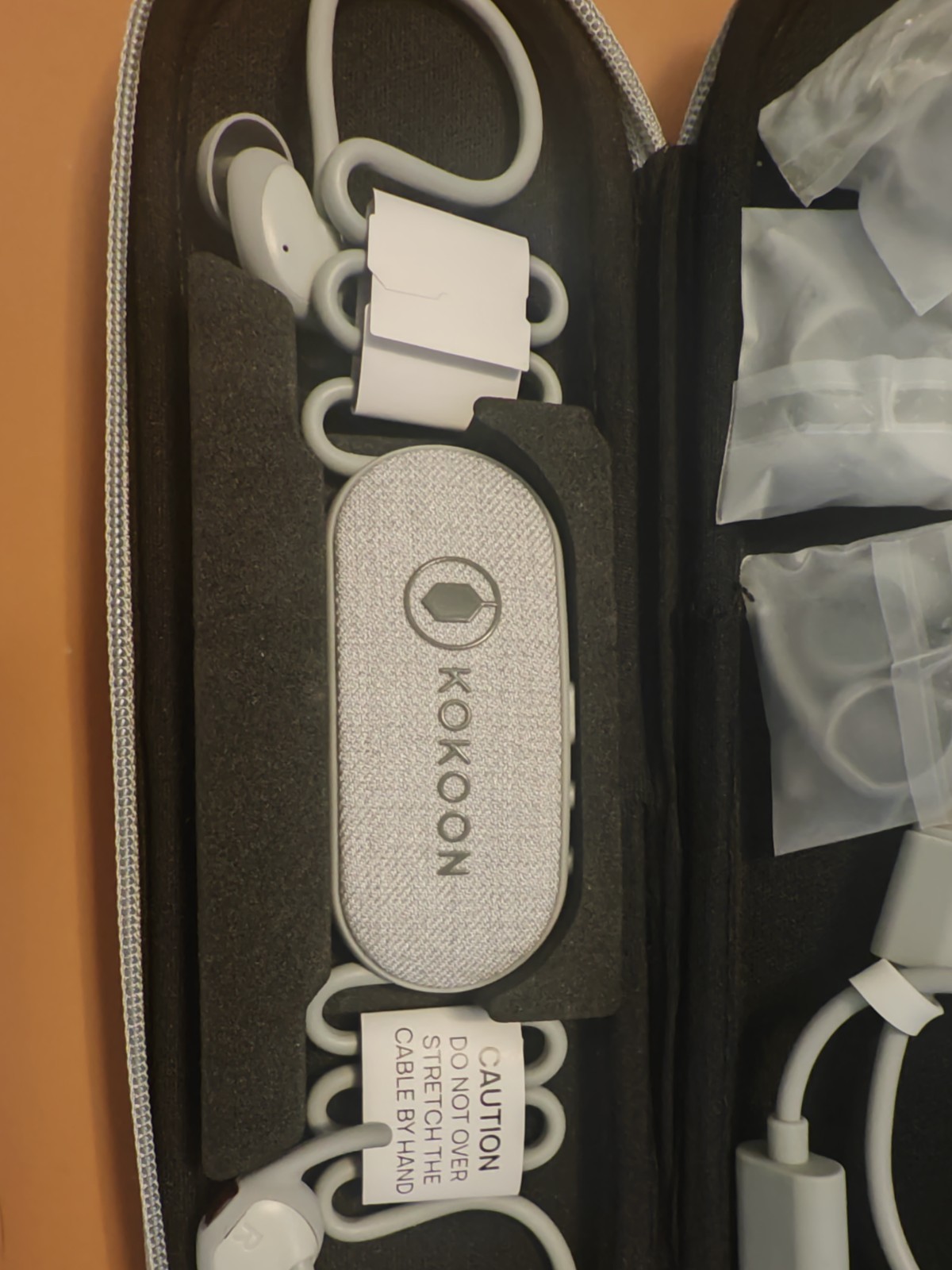 Kokoon K2V0W Nightbuds Grey Noise Masking Sleep-Aid Headphones W/ Case