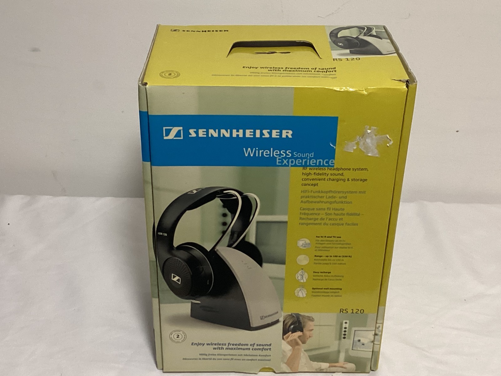 Sennheiser RS 120 Headband Wireless Headphones – Black