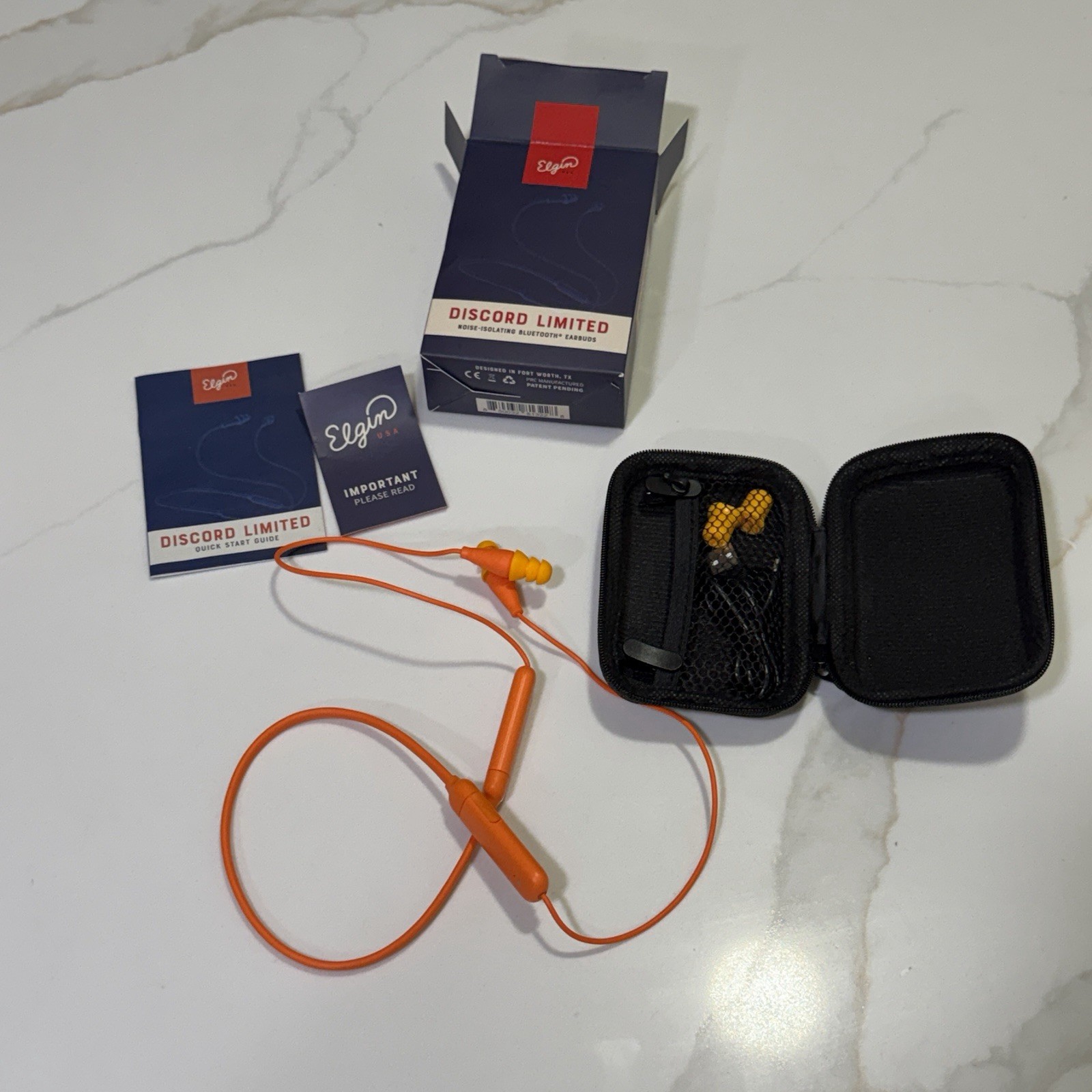 Elgin Discord Limited M1.3L Bluetooth Wireless Noise-Isolating Neckband Earbuds