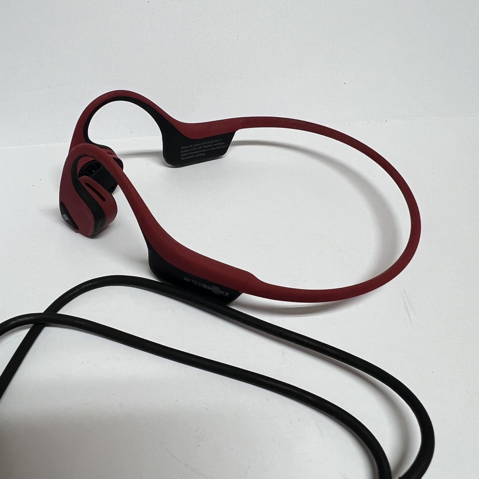 AfterShokz Air Canyon Red Bone Conduction Wireless Headphones AS650 Bluetooth