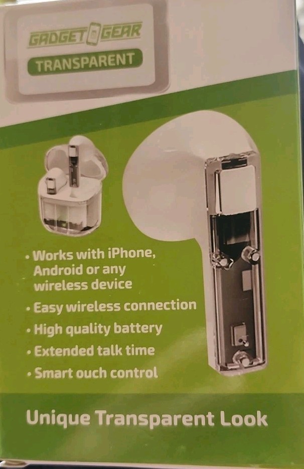 Gadget Gear Ear Pods new In Box Works With Any Wireless Device