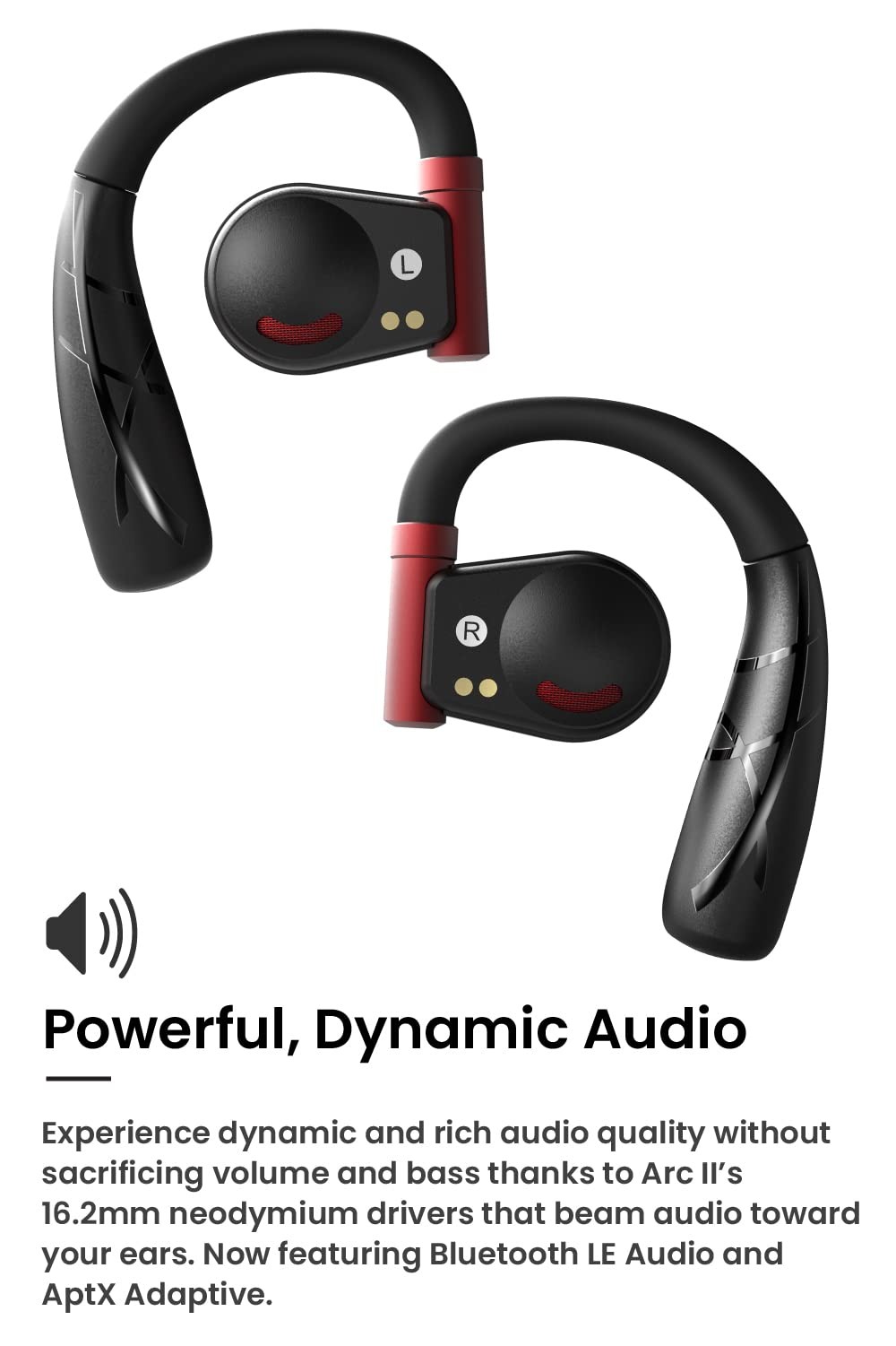 Ultra Lightweight Open Ear Bluetooth Headphones with 35 Hours Playtime
