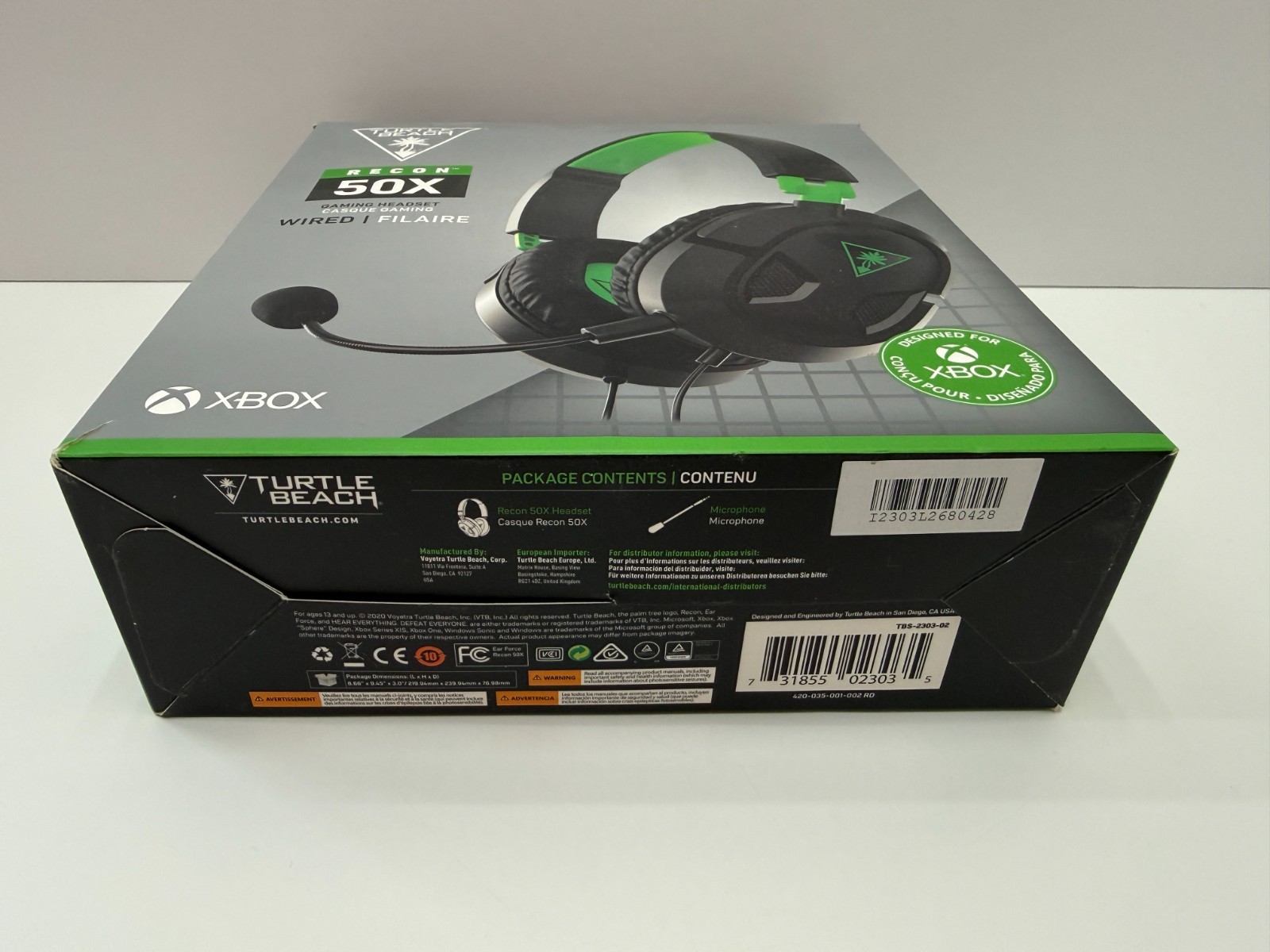 Turtle Beach Recon 50X Wired Gaming Headset for Xbox – Black/Green